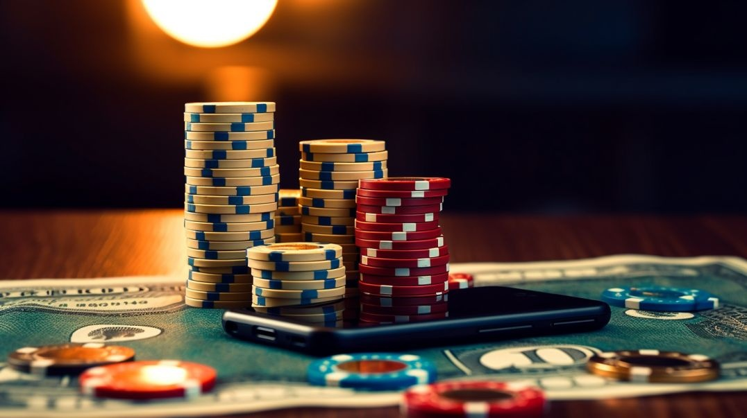  casino presented on mobile device in Pakistan with slots and live games